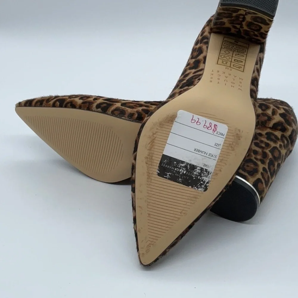 White House Black Market - Elisa Signature Leopard Black
